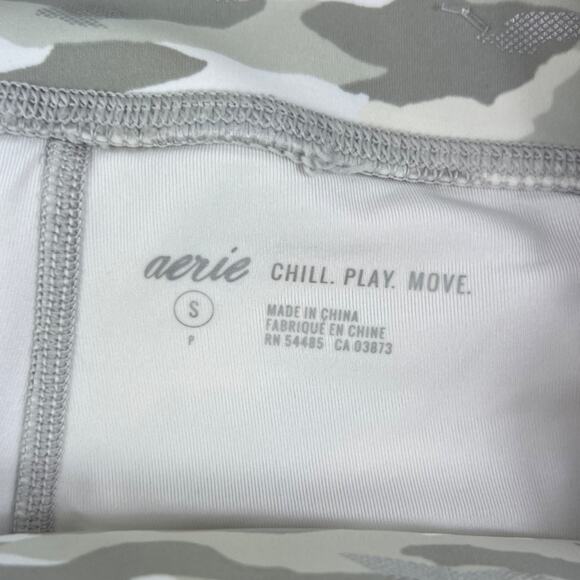 Aerie Move High-Rise 7/8 Gray Camo Legging Size Small - Picture 3 of 7